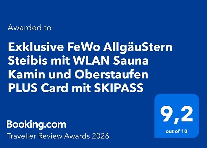 Exklusive Allgäustern Steibis Mit Wlan Sauna Kamin Und Card Apartment *